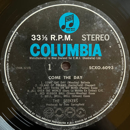 The Seekers : Come The Day (LP, Album)