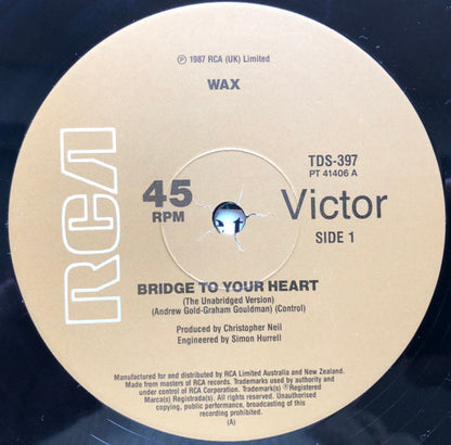 Wax (6) : Bridge To Your Heart (12", Single)