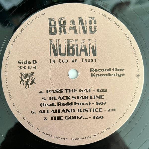 Brand Nubian : In God We Trust (LP, 2 x)