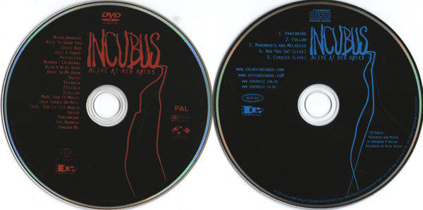 Incubus (2) : Alive At Red Rocks (DVD-V, PAL + CD)