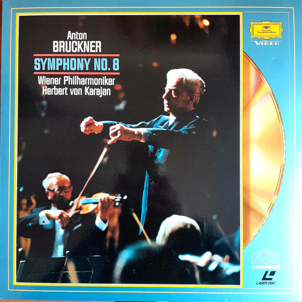 Anton Bruckner, Wiener Philharmoniker, Herbert von Karajan : Symphony No. 8 (Laserdisc, 12", PAL)