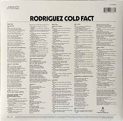 Sixto Rodriguez : Cold Fact (LP, Album, RE)