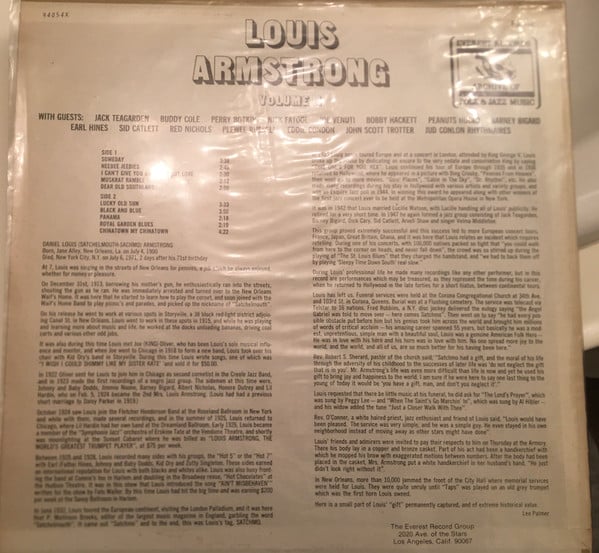 Louis Armstrong : Volume II (LP, Comp)