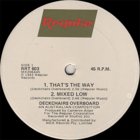 Deckchairs Overboard : Deckchairs Overboard (12")