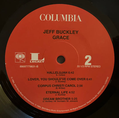 Jeff Buckley : Grace (LP, Album, RE, 180)