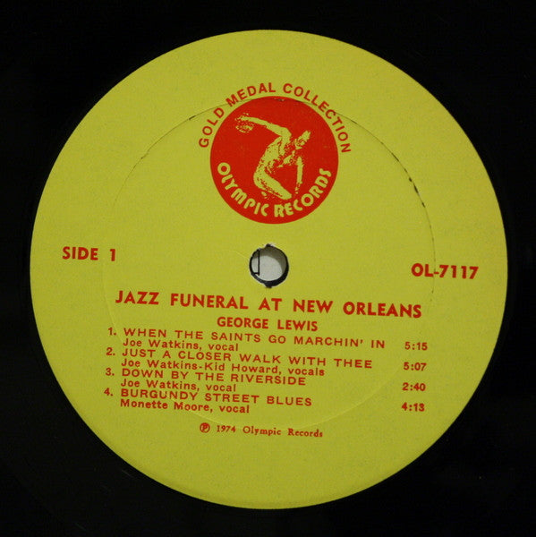 George Lewis (2) : Jazz Funeral At New Orleans (LP, Album)