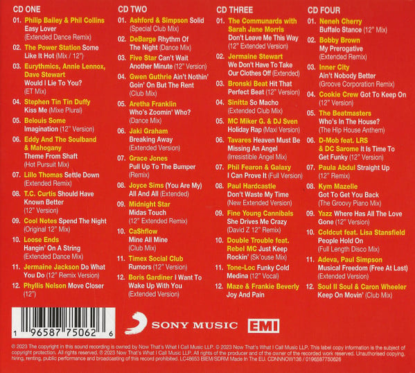 Various : Now Dance The 80s (4xCD, Comp)