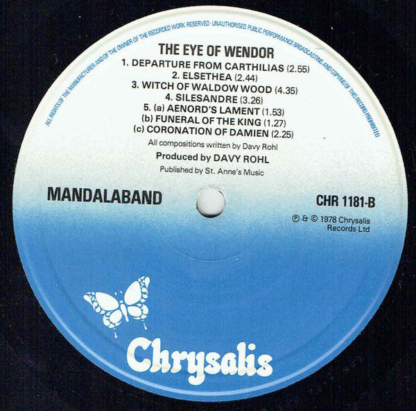 Mandalaband : The Eye Of Wendor: Prophecies (LP, Album)