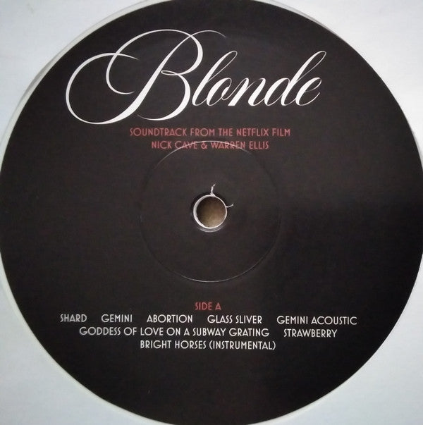 Nick Cave & Warren Ellis : Blonde (Soundtrack From The Netflix Film) (LP, Whi)