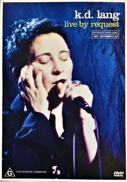 k.d. lang : Live By Request (DVD-V, Multichannel, PAL)
