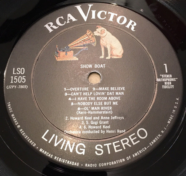 Henri René And His Orchestra : Show Boat (LP)