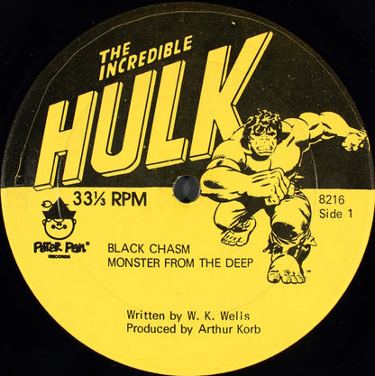Unknown Artist : The Incredible Hulk (LP, Album)