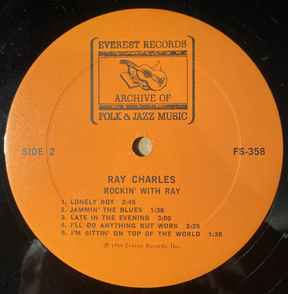 Ray Charles : Rockin' With Ray (LP, Comp)