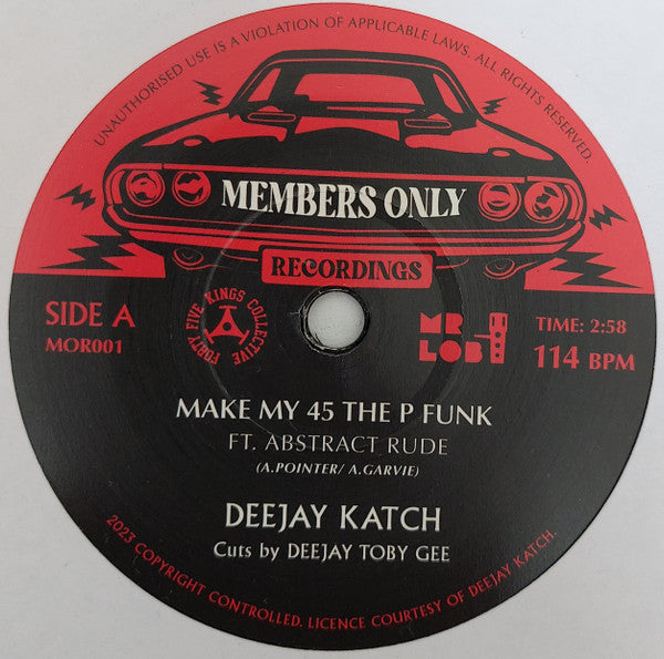 Deejay Katch, Resin Dogs : Make My 45 The P Funk / Jazz Crimes (7")