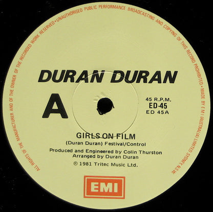 Duran Duran : Night Versions (12", Ltd)