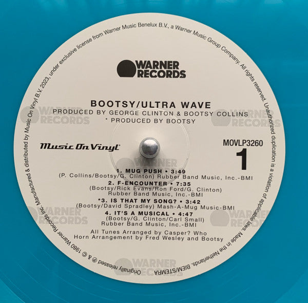 Bootsy Collins : Ultra Wave (LP, Album, Ltd, Num, RE, Tur)