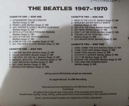 The Beatles : 1967-1970  (2xCass, Comp)