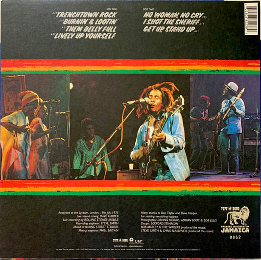 Bob Marley & The Wailers : Live!  (LP, Album, Ltd, Num, RE)