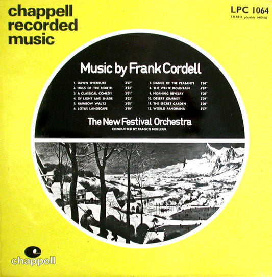 Frank Cordell, Francis Meillear, The New Festival Orchestra : Music By Frank Cordell (LP)