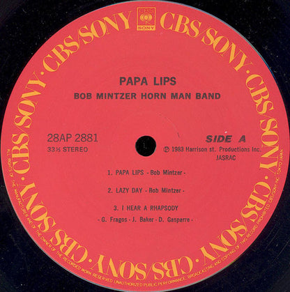 Bob Mintzer Horn Man Band* : Papa Lips (LP, Album)