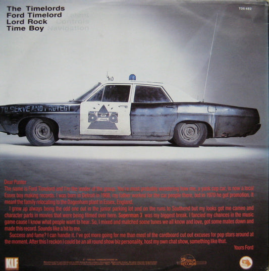 The Timelords : Doctorin' The Tardis (12")