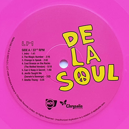 De La Soul : 3 Feet High And Rising (2xLP, Album, RE, Mag)