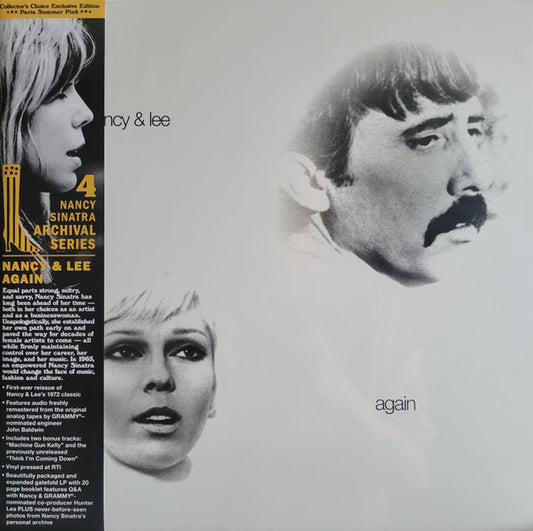 Nancy Sinatra & Lee Hazlewood : Nancy & Lee Again (LP, Ltd, RE, RM, Par)