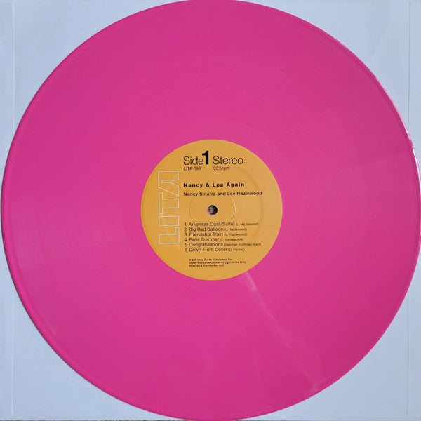 Nancy Sinatra & Lee Hazlewood : Nancy & Lee Again (LP, Ltd, RE, RM, Par)
