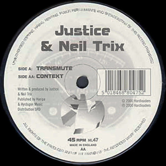 Justice & Neil Trix : Transmute / Context (12")