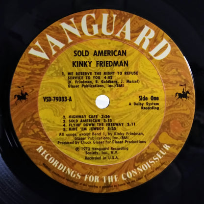 Kinky Friedman : Sold American (LP, Album, Ter)