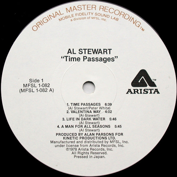 Al Stewart : Time Passages (LP, Album, Ltd, RE, RM)
