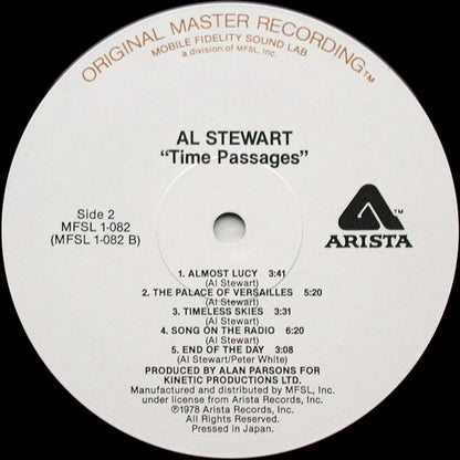 Al Stewart : Time Passages (LP, Album, Ltd, RE, RM)