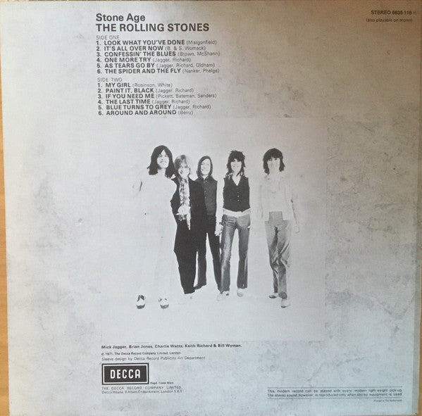 The Rolling Stones : Stone Age (LP, Comp, RE, Dar)