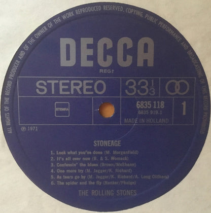 The Rolling Stones : Stone Age (LP, Comp, RE, Dar)