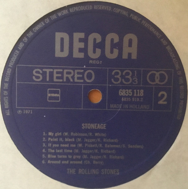 The Rolling Stones : Stone Age (LP, Comp, RE, Dar)