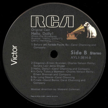 David Merrick (2) Presents Carol Channing : Hello, Dolly! (The Original Broadway Cast Recording) (LP, Album, RE)
