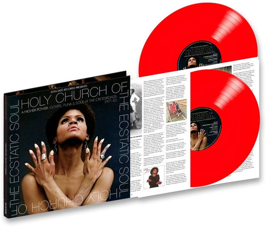 Various : Holy Church Of The Ecstatic Soul (A Higher Power: Gospel, Funk & Soul At The Crossroads 1971-83) (LP, RSD, Comp, Ltd, Red)