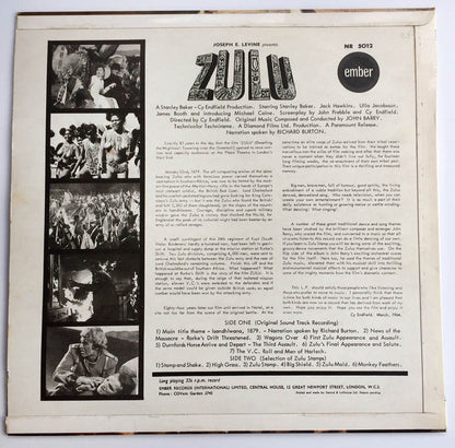 John Barry : Zulu (Original Motion Picture Sound Track & Themes) (LP, Mono, Ste)
