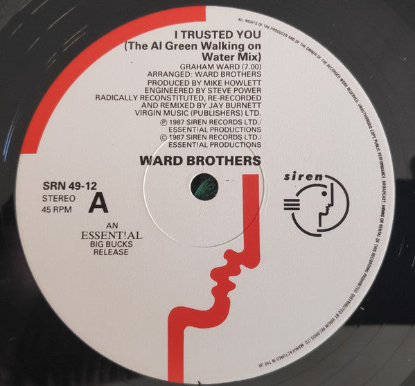 The Ward Brothers : I Trusted You (12")