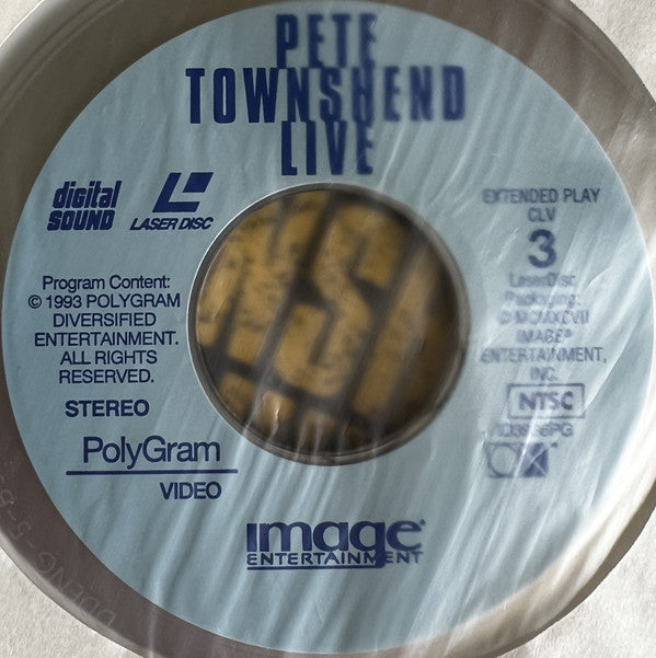 Pete Townshend : Pete Townshend Live (2xLaserdisc, 12", Comp, NTSC)