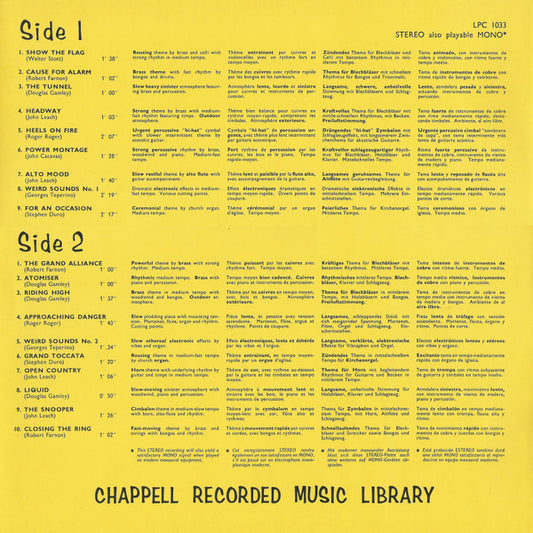 Ole Jensen And His Music : Chappell Recorded Music (LP)