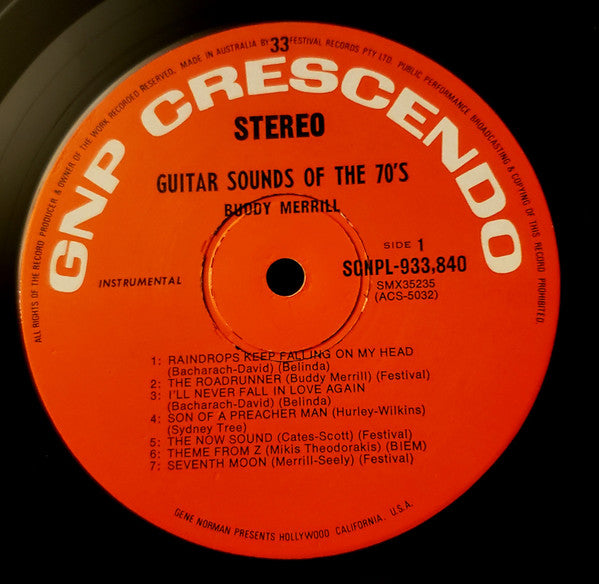 Buddy Merrill : Guitar Sounds Of The 70's (LP, Album)