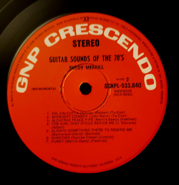 Buddy Merrill : Guitar Sounds Of The 70's (LP, Album)