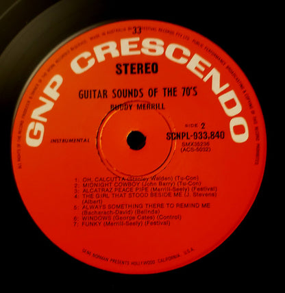 Buddy Merrill : Guitar Sounds Of The 70's (LP, Album)