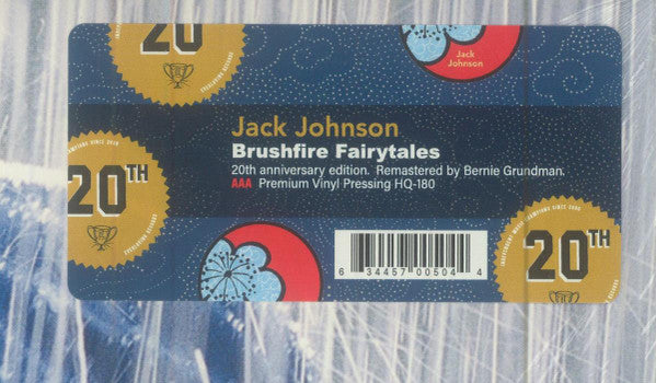Jack Johnson : Brushfire Fairytales (LP, Album, RE, RM, 20t)