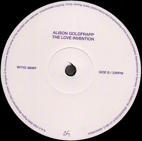 Alison Goldfrapp : The Love Invention (LP, Album)