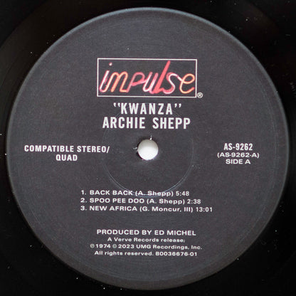 Archie Shepp : Kwanza (LP, Album, RE)