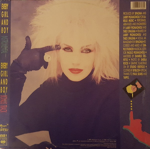 Spagna* : Every Girl And Boy (Special Bang-Bang Remix) (12")