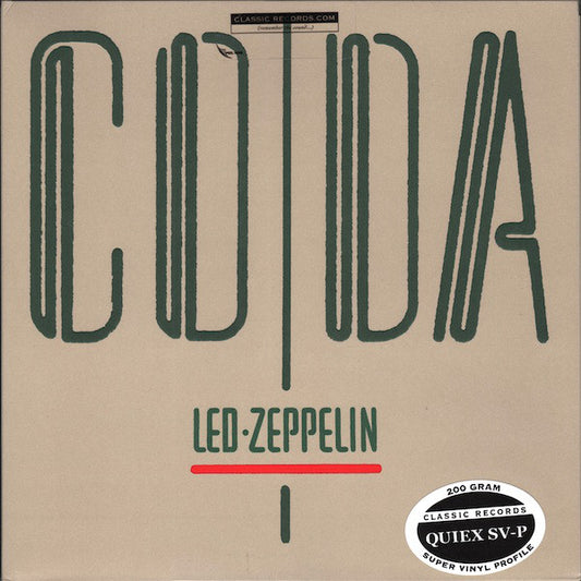 Led Zeppelin : Coda (LP, Album, RE, RM, 200)