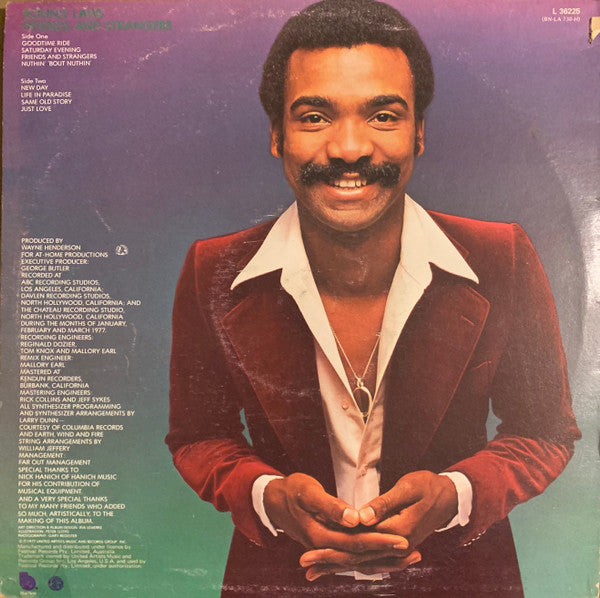 Ronnie Laws : Friends And Strangers (LP, Album)